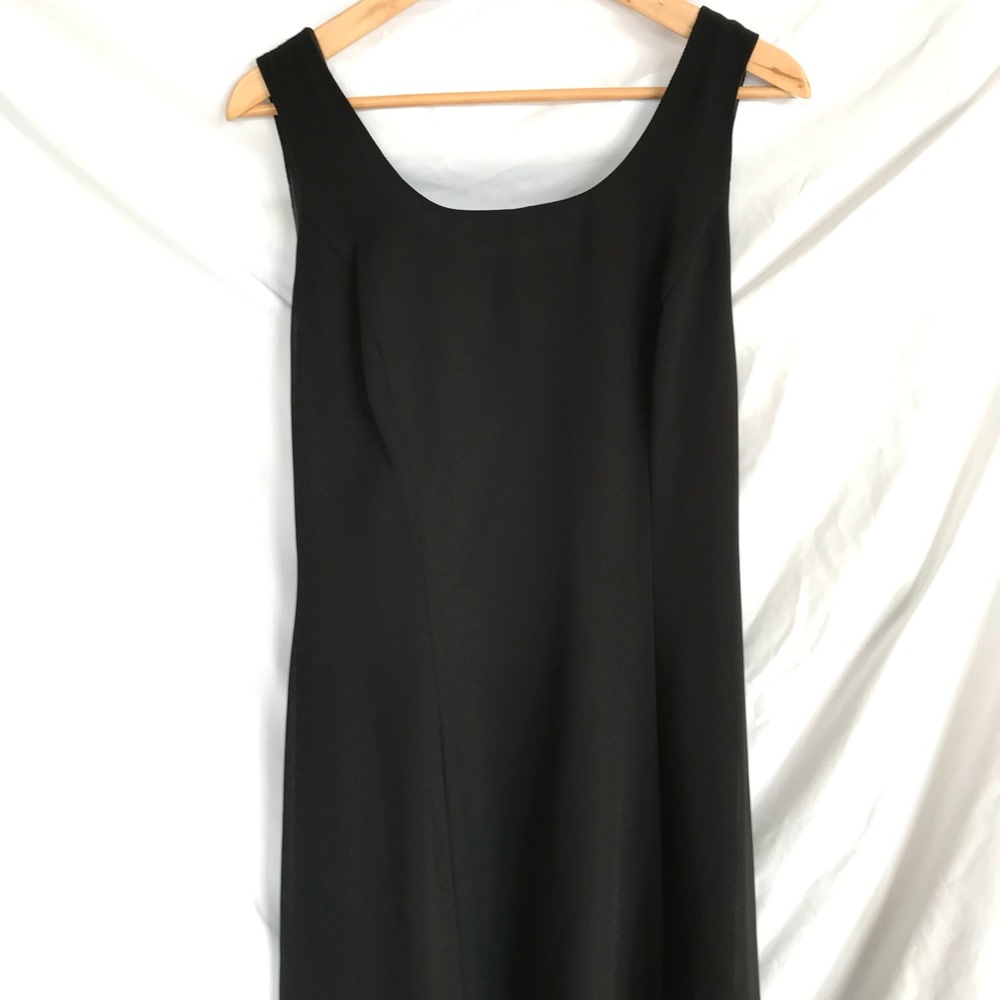 Little Black dress with Chiffon Hem  Size 6/8